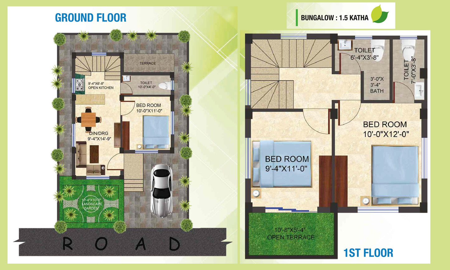 New Royal Enclave – 1.5 Katha Bungalow - Near ISKCON Temple, New Town, Price Starting From