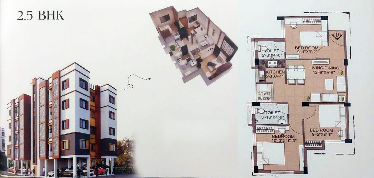 Arbanique City – Smart Apartment Living Beside ISKCON Temple, New Town, Price Starting From