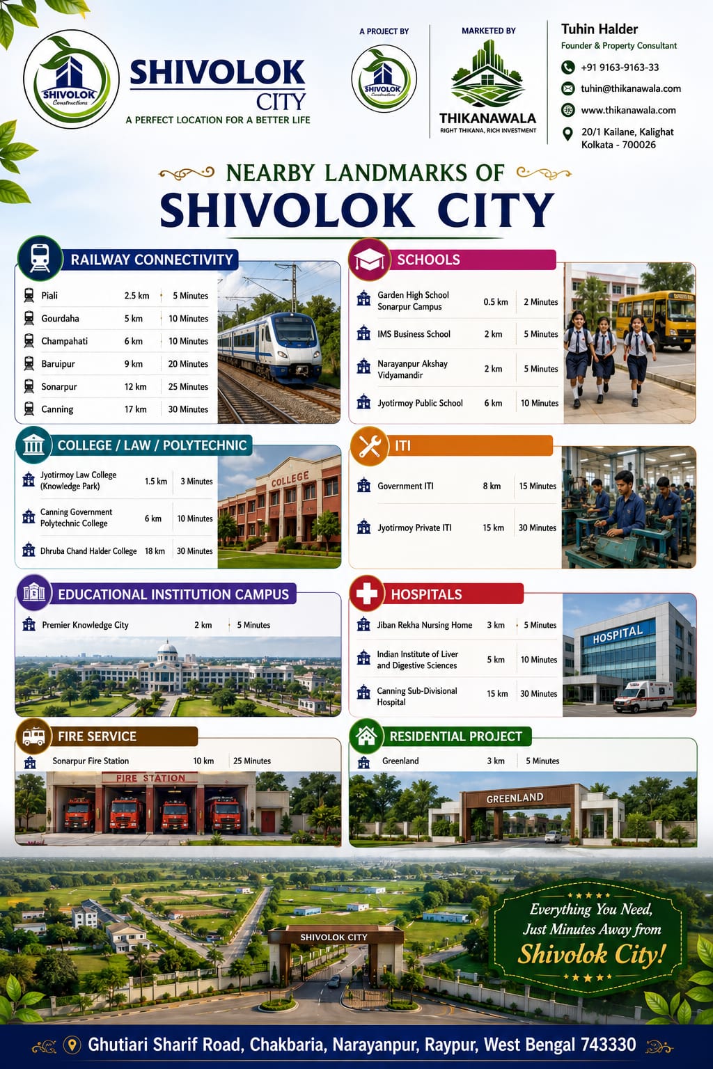 Build Your Dream Home in a Fast-Growing Township Near Sonarpur & Piyali, Price Starting From