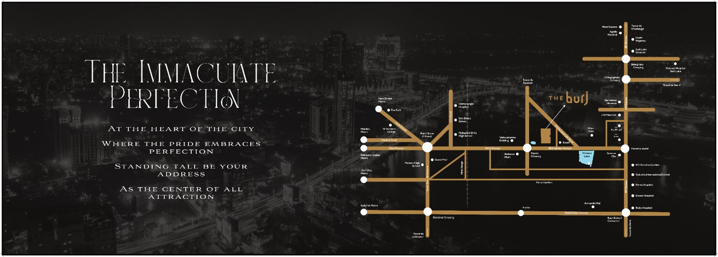 The Burj – Luxury 3 &amp; 4 BHK Residences Near EM Bypass, Prices Starting From