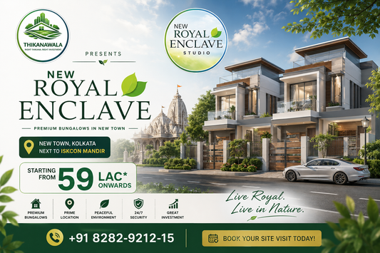 New Royal Enclave – 1.5 Katha Bungalow - Near ISKCON Temple, New Town, Price Starting From
